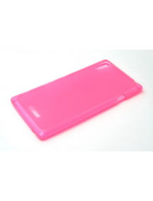 Funda TPU Sony Xperia T3 D5102 - D5103 - D5106 rosa