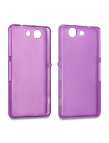 Funda TPU Sony Xperia Z3 compact D5803 lila