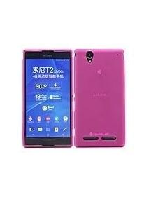 Funda TPU Sony Xperia T2 Ultra D5303 D5306 D5316 lila