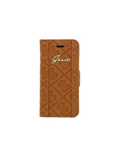 Funda libro Guess GUFLBKP5SCCO iPhone 5 - 5S marrón