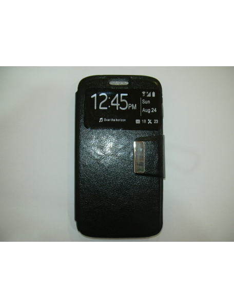 Funda libro TPU S-view Samsung Galaxy Ace 4 G357 - G313 negra