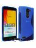 Funda TPU LG L Bello D331 azul