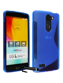 Funda TPU LG L Bello D331 azul