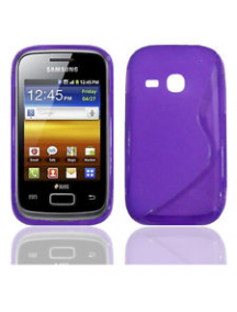 Funda TPU s-case Samsung Galaxy Young S6310 lila