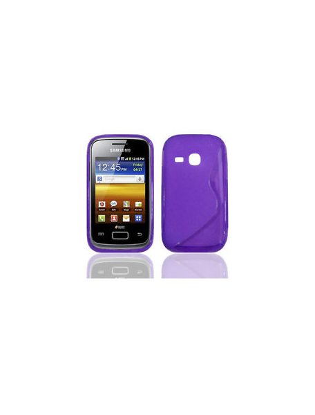 Funda TPU s-case Samsung Galaxy Young S6310 lila