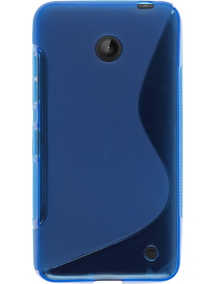 Funda TPU Nokia 630 Lumia azul