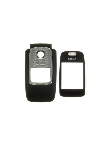Carcasa frontal Nokia 6103 negra con ventana interna