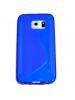 Funda TPU Samsung Galaxy S6 Edge G925 azul