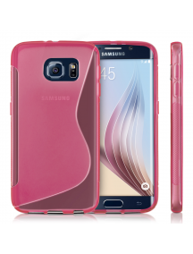 Funda TPU Samsung Galaxy S6 Edge G925 rosa