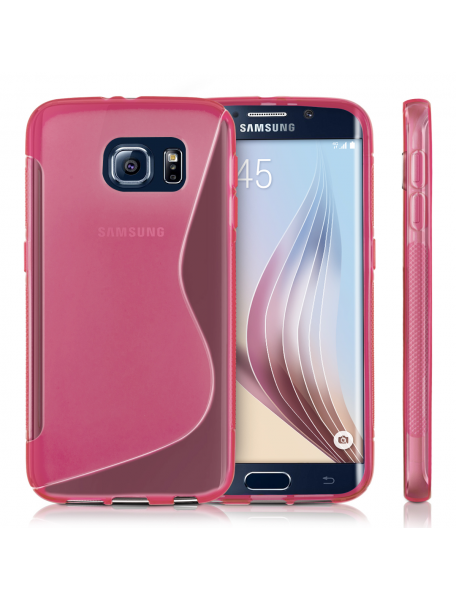 Funda TPU Samsung Galaxy S6 Edge G925 rosa