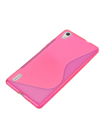 Funda TPU Huawei Ascend P7 rosa