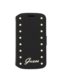 Funda libro Guess GUFLBKSTLSAB Samsung Trend Lite negra