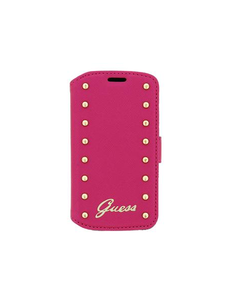 Funda libro Guess GUFLBKSTLSAP Samsung Trend Lite rosa