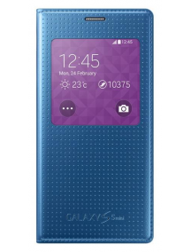 Funda libro S-view Samsung EF-CG800BE Galaxy S5 mini G800 azul
