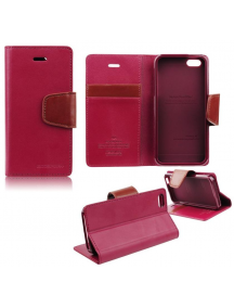 Funda libro TPU Goospery iPhone 6 Plus vino