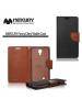 Funda libro TPU Goospery Fancy Sony Xperia Z3 Compact D5803 negr