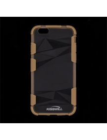 Funda TPU Kisswill Fashion iPhone 6 transparente - cobre