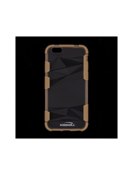 Funda TPU Kisswill Fashion iPhone 6 transparente - cobre