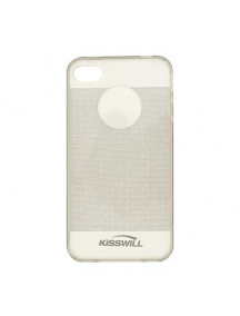 Funda TPU Kisswill Shine iPhone 4 - 4S gris