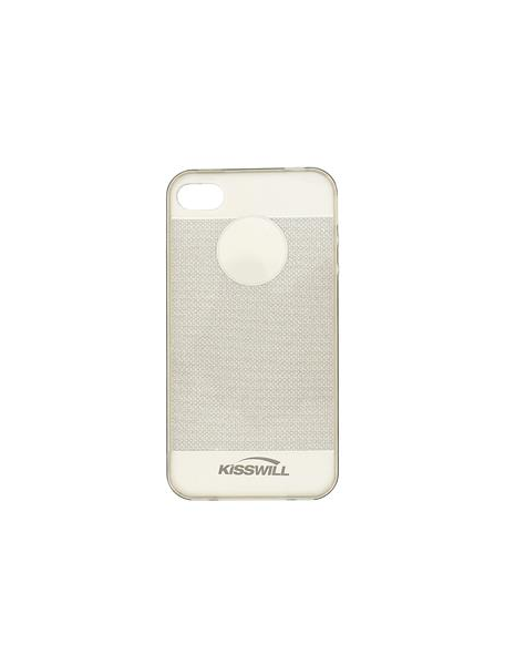 Funda TPU Kisswill Shine iPhone 4 - 4S gris