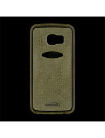 Funda TPU Kisswill Shine Samsung Galaxy S6 Edge G925 dorada