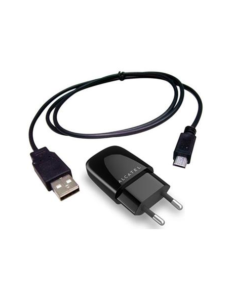 Cargador Alcatel UC12 + cable USB 1A
