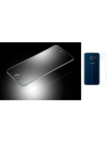 Lámina de cristal templado Samsung Galaxy S6 G920 frontal + tras