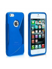 Funda TPU S-case iPhone 4 - 4S azul