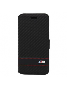 Funda libro BMW BMFLBKP6LMCC carbono iPhone 6 Plus