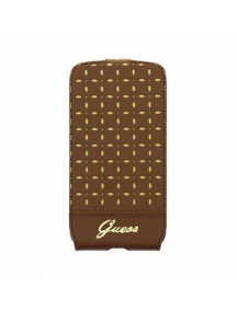 Funda solapa Guess GUFLS4PEY Samsung Galaxy S4 i9500 marrón