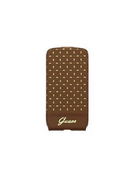 Funda solapa Guess GUFLS4PEY Samsung Galaxy S4 i9500 marrón