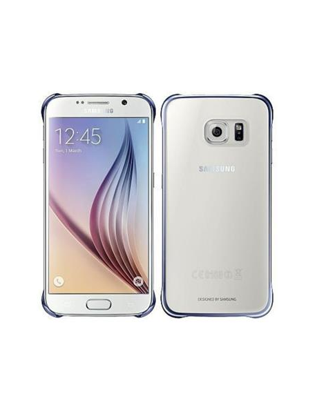 Funda Samsung EF-QG920BSE Galaxy S6 G920 transparente - plata