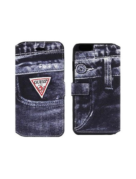 Funda libro Guess Denim GUMFLBKP6LDEBK iPhone 6 Plus