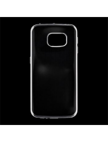 Funda TPU Kisswill Samsung Galaxy S6 Edge G925 transp - plata