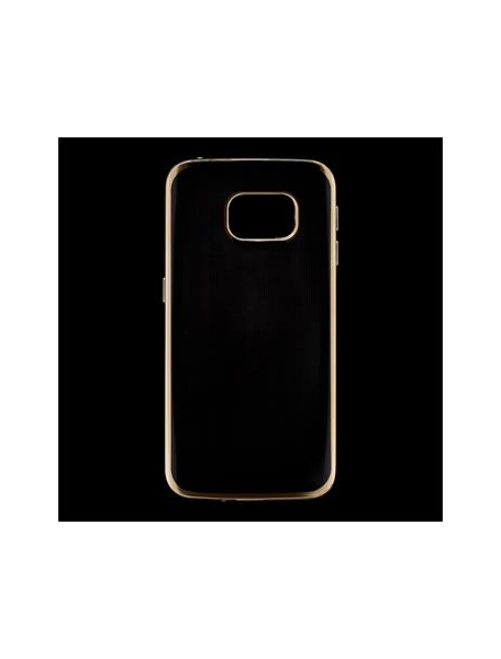 Funda TPU Kisswill Samsung Galaxy S6 Edge G925 transp - dorada