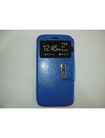 Funda libro TPU S-view Alcatel 795 - Vodafone Smart Speed 6 azul