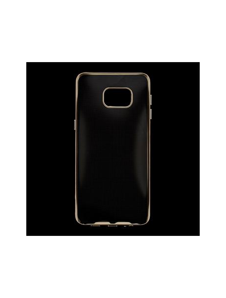 Funda TPU Samsung Galaxy S6 Edge Plus G928 transp. - dorada