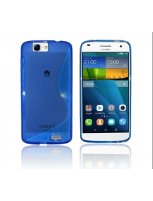Funda TPU Huawei Ascend G8 azul