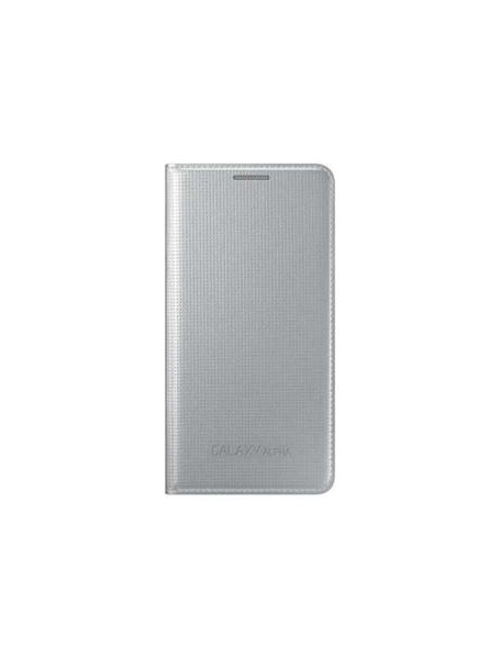 Funda libro Samsung EF-FG850BS Galaxy Alpha G850 plata