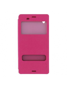 Funda libro Pudini S-view Sony Xperia Z3 D6603 rosa