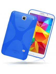 Funda TPU Samsung Galaxy Tab 4 T230 - T231 - T235 azul