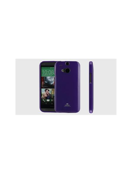 Funda TPU Mercury Goospery HTC One M8 lila