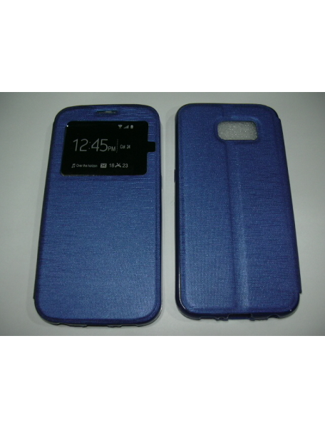 Funda libro TPU S-view imán Huawei Ascend P9 azul