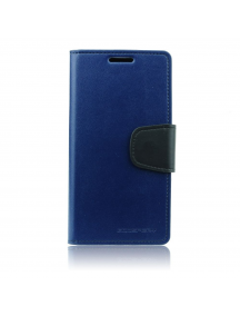 Funda libro TPU Goospery Samsung Galaxy Note 4 N9100 azul negra