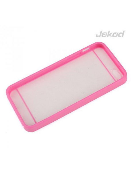 Funda TPU Jekod Apple iPhone 5 - 5S transparente - rosa