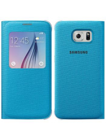 Funda libro S-view Samsung EF-CG920BLE Galaxy S6 G920 azul