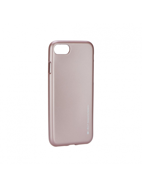 Funda TPU Goospery iPhone 7 rosa - dorado