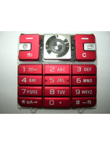 Teclado Sony Ericsson K610i rojo