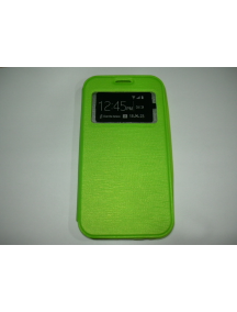 Funda libro TPU S-view imán Samsung Galaxy J5 J500 verde