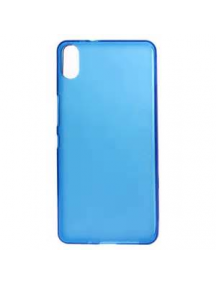 Funda TPU BQ Aquaris X5 Plus azul